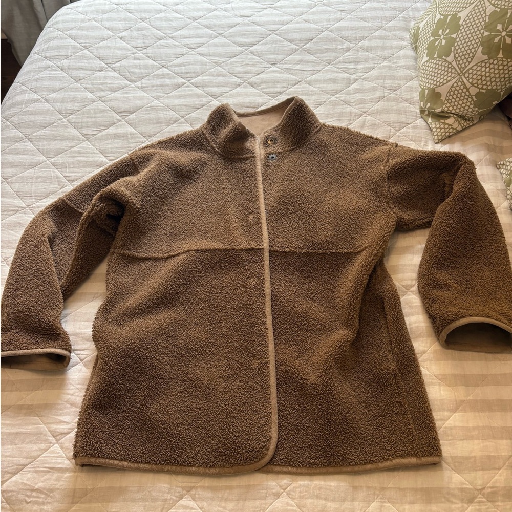 Velvet Tan Teddy Jacket